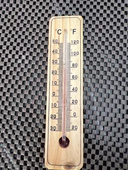 دماسنج محیط مدل چوبی