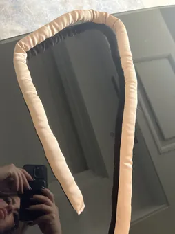 بیگودی مو مدل پرنسس طرح روبان به همراه کش مو بسته 2 عددی