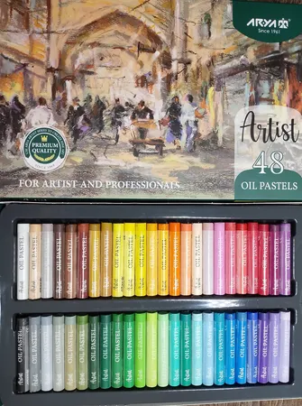 پاستل 48 رنگ آریا مدل Artist کد 2604