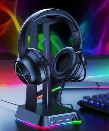 پایه نگهدارنده هدفون اونیکوما مدل USB هاب کد st-2