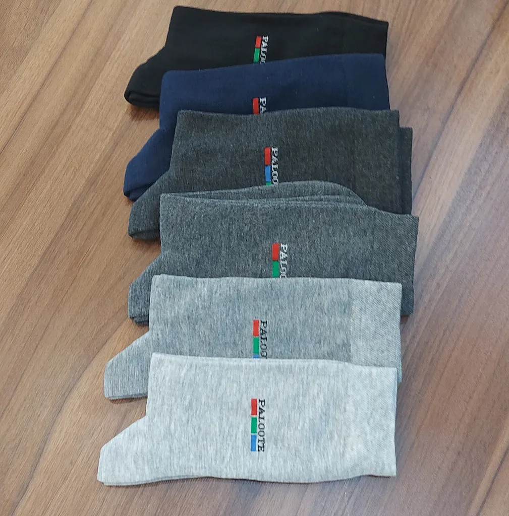 جوارب مردانه پالوته مدل COL6 بسته ۶ عددی