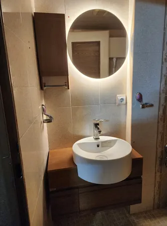 ست کابینت و روشویی آزالیا مدل Milana 17 به همراه آینه و باکس