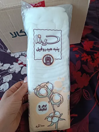 پنبه بهداشتی دینا مدل هیدروفیل وزن 100 گرم