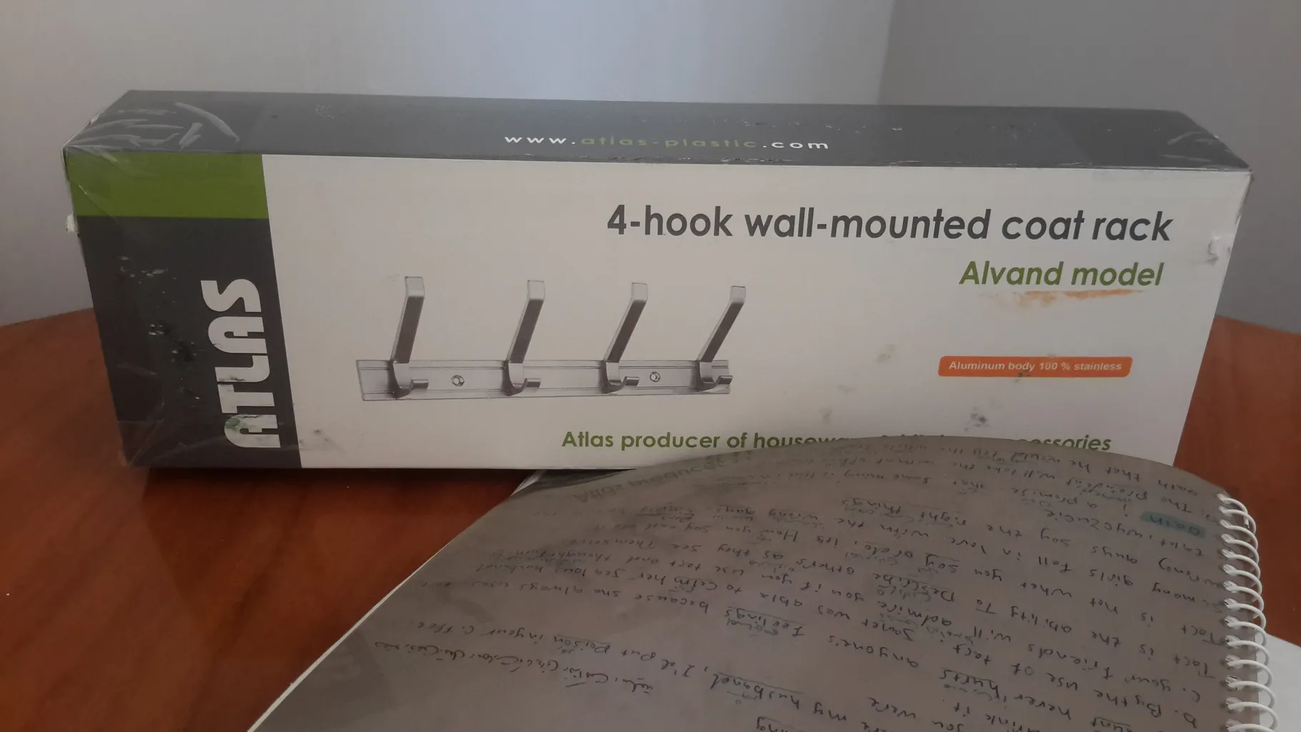 رخت آویز حمام اطلس مدل 4 شاخه