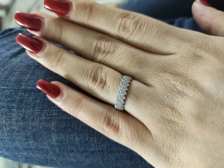 انگشتر نقره زنانه مدل AVN_R103