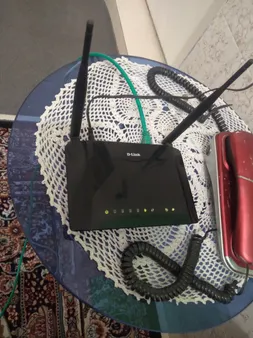 مودم روتر ADSL2 Plus بی‌ سیم N300 دی-لینک مدل DSL-2740U