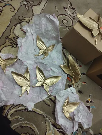 دیوارکوب لوتوس طرح پروانه کد P01 مجموعه 7 عددی