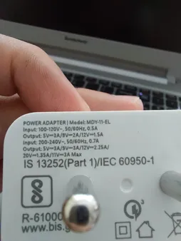 شارژر دیواری شیائومی مدل MDY-11-EL به همراه کابل تبدیل USB-C