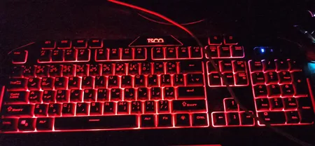 کیبورد مخصوص بازی تسکو مدل TK 8123GA