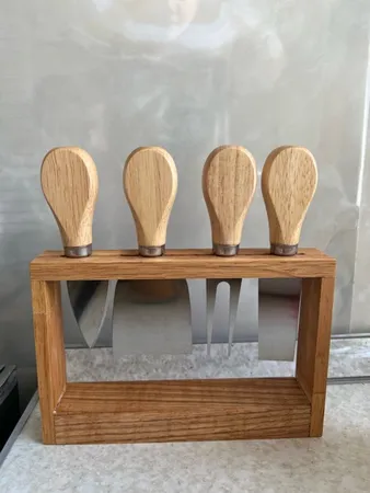 ست کارد صبحانه خوری مدل 20224 مجموعه 4 عددی به همراه استند