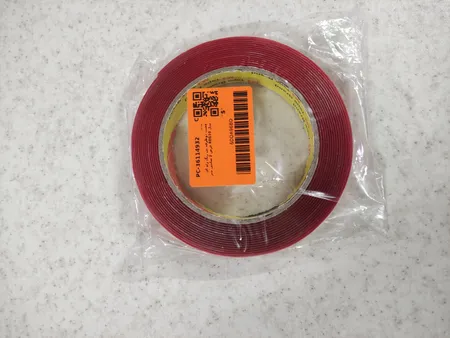 ‌چسب دوطرفه بی رنگ ژله ای مدل REG10 عرض 2 سانتی متر