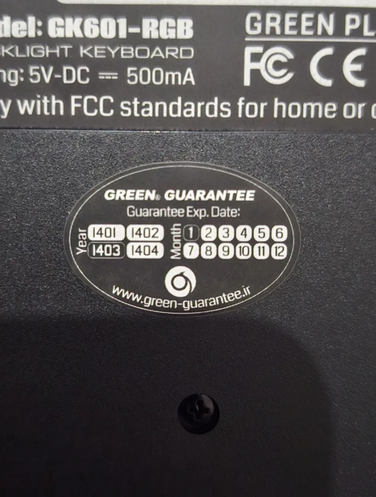 کیبورد گیمینگ گرین مدل GK601-RGB، سوییچ نیمه مکانیکال، Full-Size، نورپردازی RGB