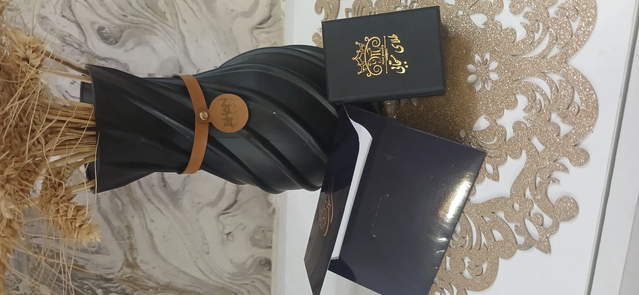 گوشواره طلا 18 عیار زنانه طلای مستجابی طرح بخیه ای مدل 670144