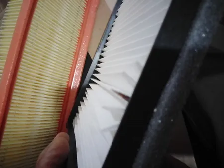 فیلتر هوا خودرو مدل NVD405 به همراه فیلتر کابین مناسب برای پژو 405