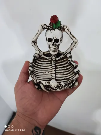 زیرسیگاری طرح اسکلت کد HE-001