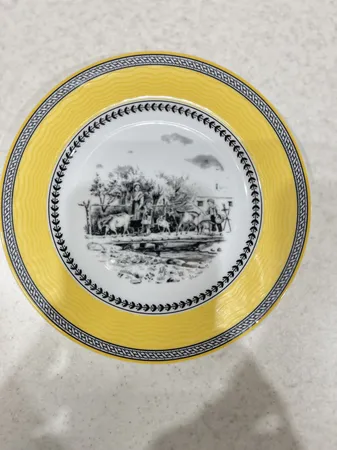 سرویس غذاخوری 28 پارچه 6 نفر چینی زرین ایران مدل ایتالیا ویلیج درجه عالی