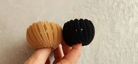 کلیپس مو زنانه مدل گوجه‌ای مخملی کد 1523 brg