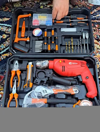 دریل چکشی ادون مدل ED-115TZ مجموعه 46 عددی