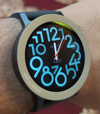 ساعت هوشمند 45 میلی‌متری ناتینگ مدل CMF Watch Pro 2 با بند سیلیکونی