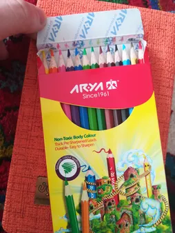 مداد رنگی 12 + 1 رنگ آریا کد 3016-Ruins