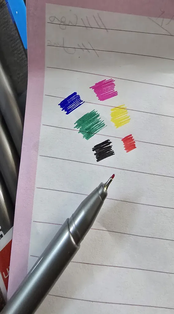 روان نویس جیجیس مدل نوک نمدی بسته 12 عددی