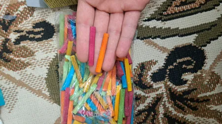 اسباب بازی پرندگان مدل  تکه چوب کد S06 بسته 200 عددی