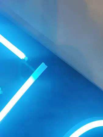 چراغ دیواری نئون دیزاین طرح Welcome-BL_TBL