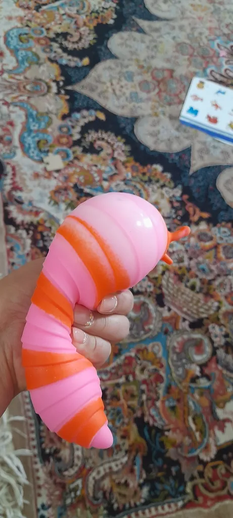 فیجت ضد استرس مدل کرم حلزون فینگر اسلاگ