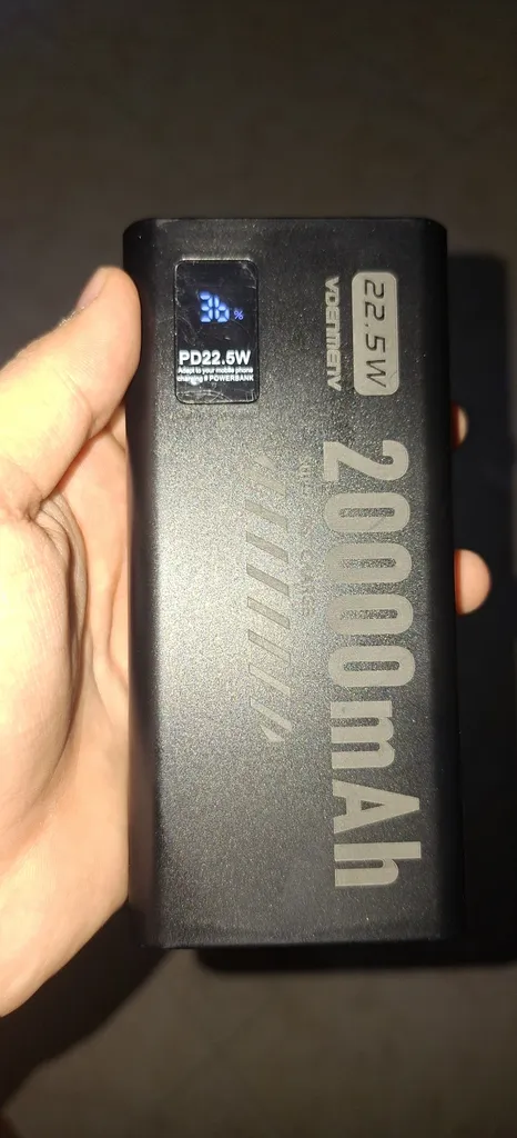 پاوربانک وی دنمن وی مدل DP45 ظرفیت 20000 میلی آمپر ساعت