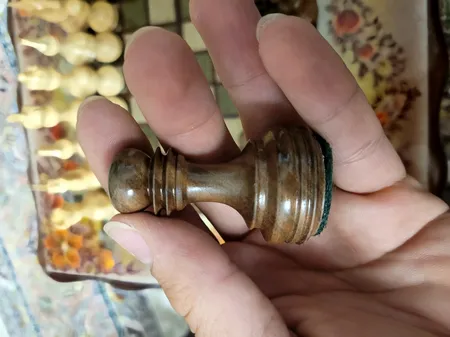 مهره شطرنج مدل چوبی سلطنتی شهریار مجموعه 34 عددی