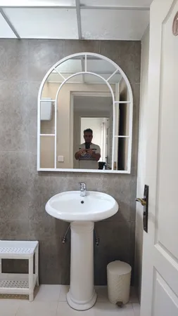 آینه سرویس بهداشتی طرح تاج F-100-80