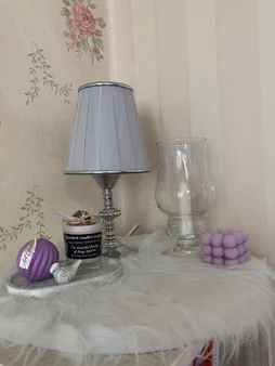 شمع دست ساز مدل دکوری مجموعه چهار عددی