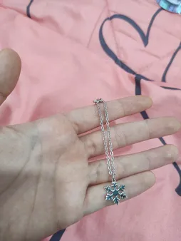 آویز ساعت زنانه طرح دانه برف