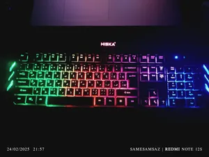 تجریه خرید کیبورد گیمینگ هیسکا مدل HX-KEG400 RGB، سوییچ ممبران، Full-Size نورپردازی RGB