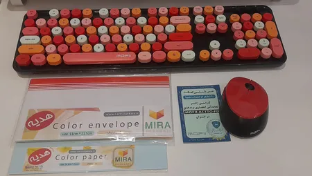 کیبورد و ماوس بی سیم مافی مدل sweet mix