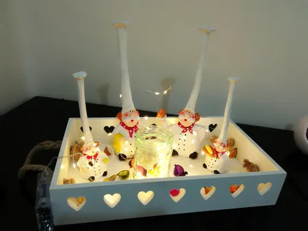 مجسمه آشپز کلاه بلند شیانچی مدل 020020224 مجموعه 4 عددی