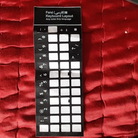 برچسب حروف فارسی کیبورد مدل D-01