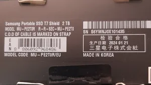 تجریه خرید اس اس دی اکسترنال سامسونگ مدل Portable T7 Shield ظرفیت دو ترابایت