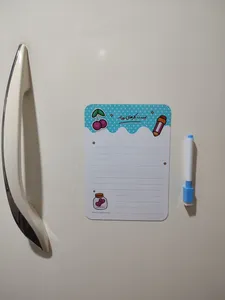 تجریه خرید مگنت چاپ بهار مدل یادداشت رویخچالی کد 1 به همراه ماژیک