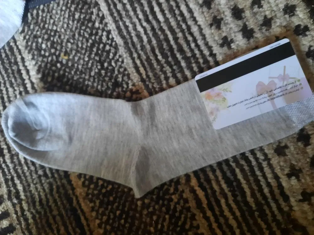 جوراب زنانه تن پوش هنگامه مدل ساقدار ساده بسته 6 عددی