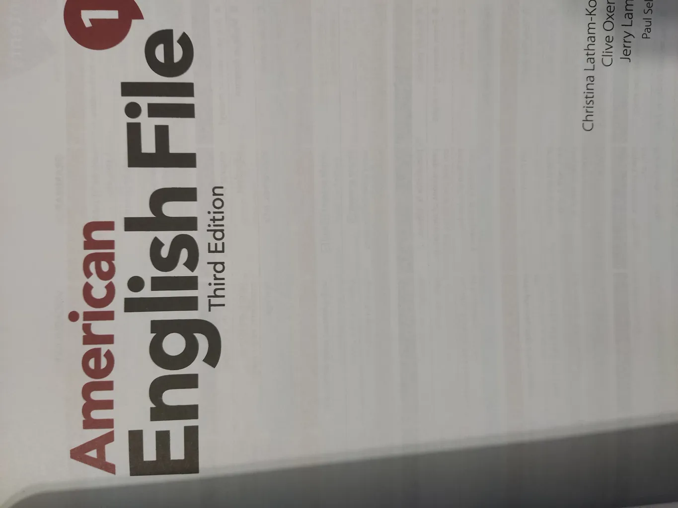 کتاب American English File 1 اثر جمعی از نویسندگان انتشارات Oxford