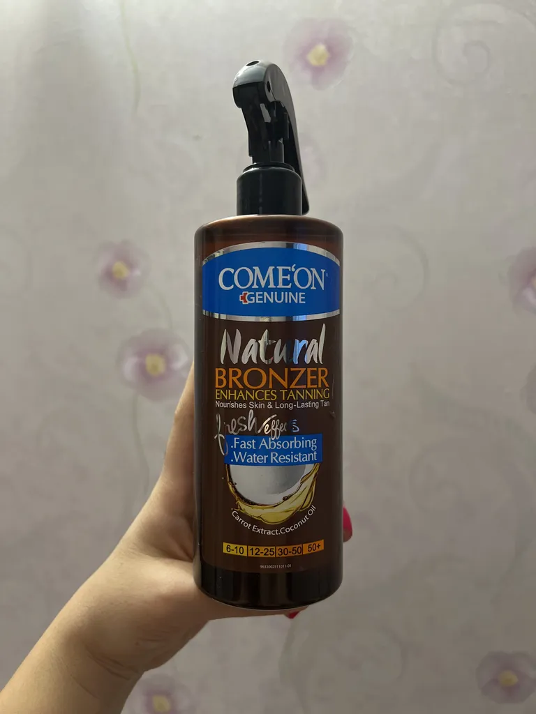 روغن برنز کننده کامان مدل natural حجم 400 میلی لیتر