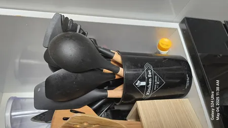 سرویس کفگیر و ملاقه 12 پارچه کیچن ست مدل سیلیکونی کد 01