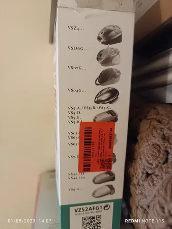 پاکت جاروبرقی سوپرتکس مدل M8268 مناسب جاروبرقی های بوش و زیمنس Type G /GXL/GXXLبسته 5 عددی