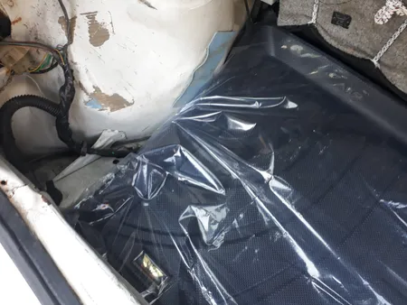 کفپوش سه بعدی صندوق عقب خودرو ماهوت مدل M-Tr کد B مناسب برای پراید 111