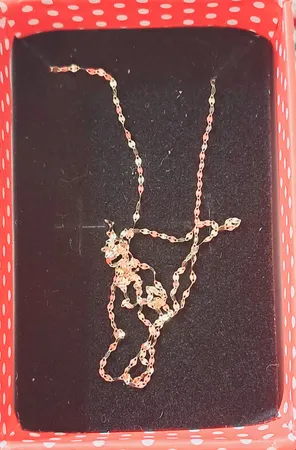 زنجیر طلا 18 عیار زنانه مدل استار کد 40