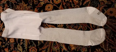 جوراب شلواری نوزادی دخترانه کد 3300 رنگ سفید