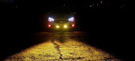 پروژکتور آفرودی موتور سیکلت و خودرو مدل 3 لنز بسته 2 عددی