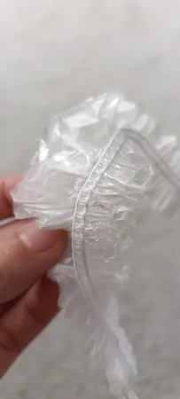 کلاه یکبار مصرف پارچه ای آکاردئونی مدل A300 بسته 50 عددی