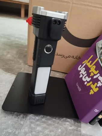 چراغ قوه دستی مدل 8 کاره led torch